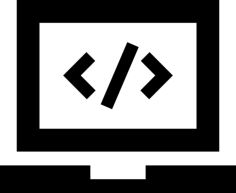 Code Signs On Laptop Screen Line Tracing Svg Vector, Free Vectors File